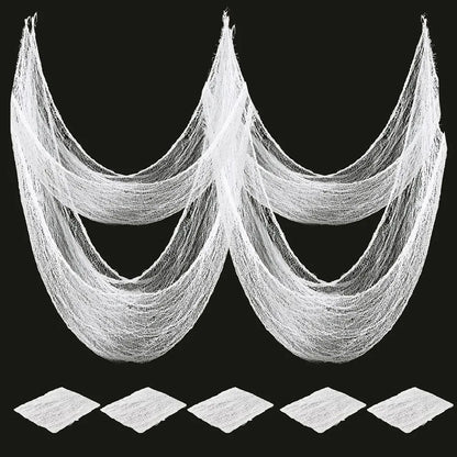 Halloween Gauze Decoration Haunted House Atmosphere Decor Accessories Scary Gauze Home Garden DIY Decoration Suplies Propshallow