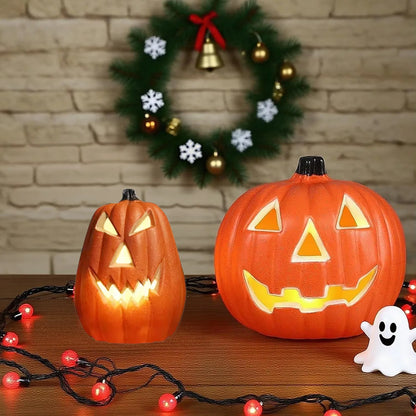 Halloween Horror LED Pumpkin Lantern Scene Layout - Interior Garden Courtyard Haunted House Decoration Home Decor